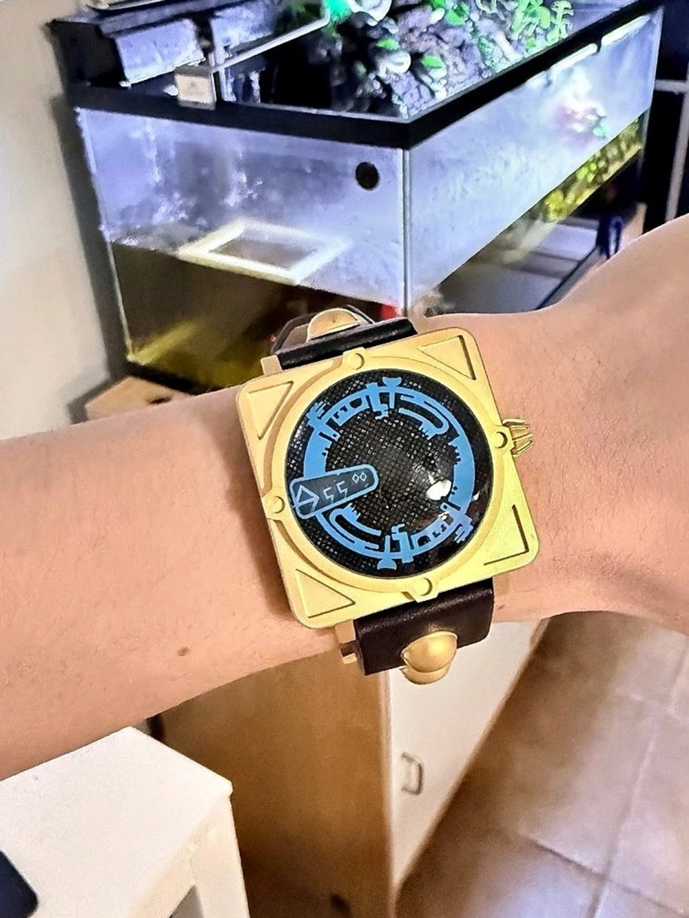 Gold & Black Watch